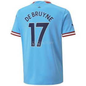 Koszulka Manchester City De Bruyne 17 Domowe Koszulki Piłkarskie 2022-2023 Krótki Rękaw